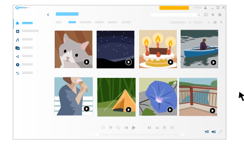 プレイリストの動画をダウンロードしているイメージ